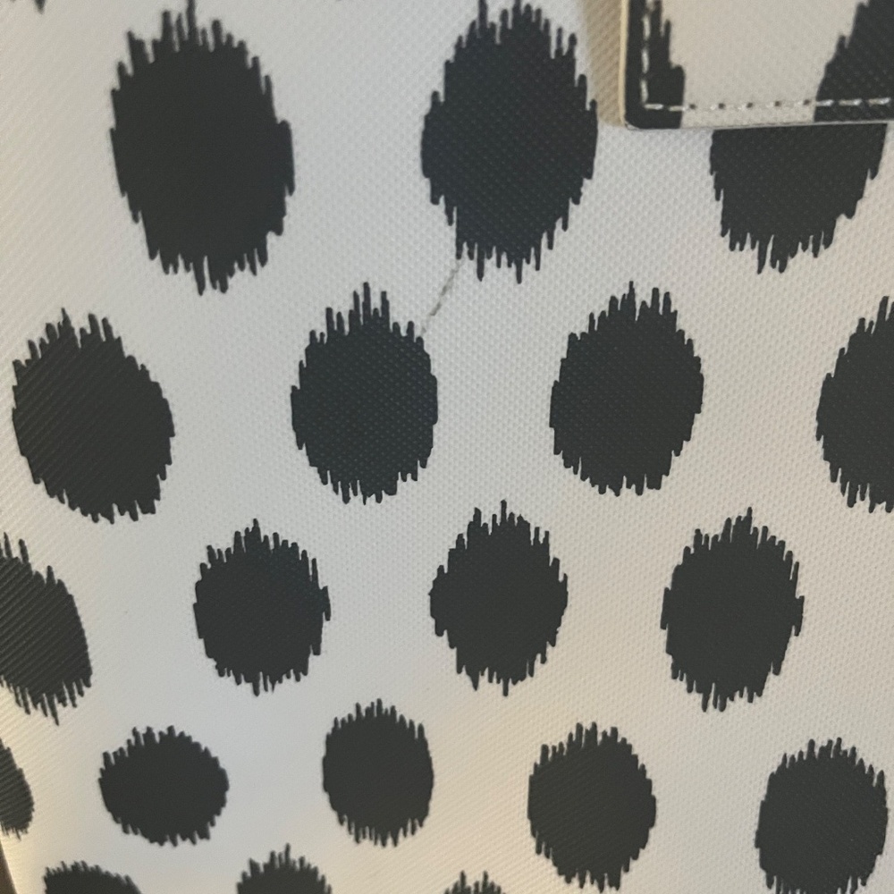 Kate Spade Black and White Ikat Riley Tote - Picture 10 of 14